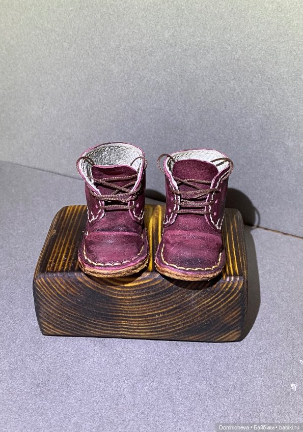 Искусственно состаренные ботиночки