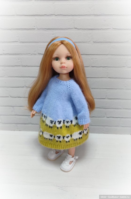 Платье Овечки для кукол Паола Рейна Paola Reina (фото 4)