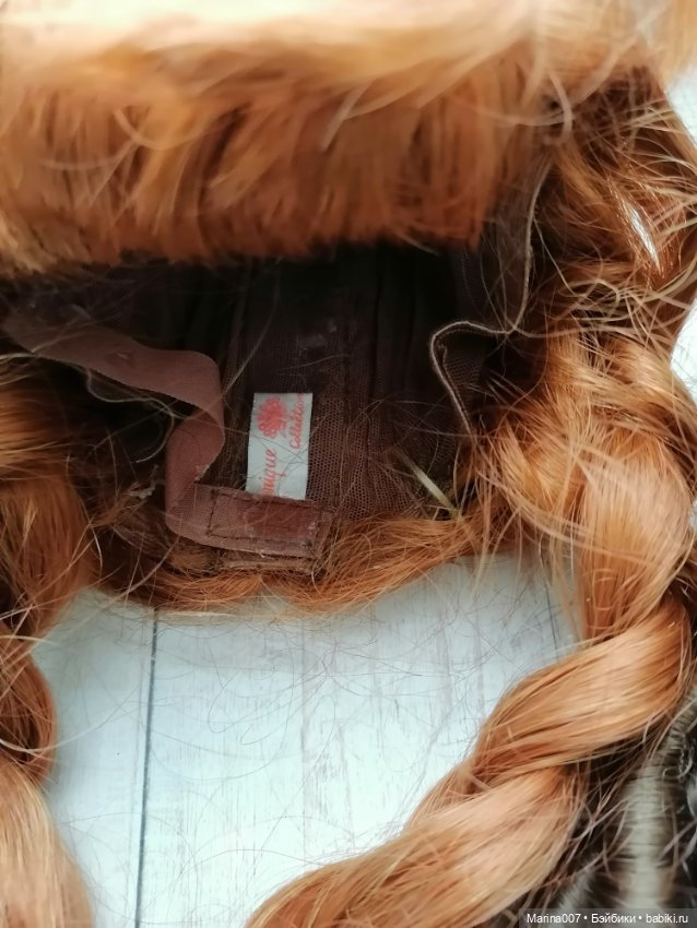 Лот винтажных паричков для больших кукол. Размер 16-15 (фото 7)