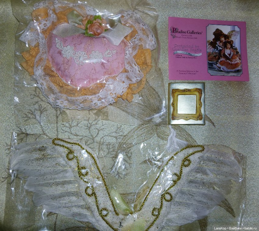 Фарфоровая кукла Марисса и ее ангел-хранитель (фото 4)