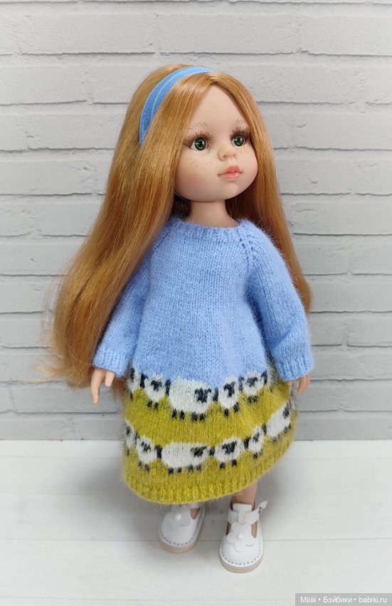 Платье Овечки для кукол Паола Рейна Paola Reina (фото 5)