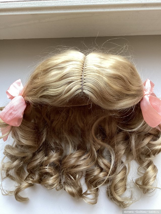 Парик для антикварной куклы или реплики (фото 2)