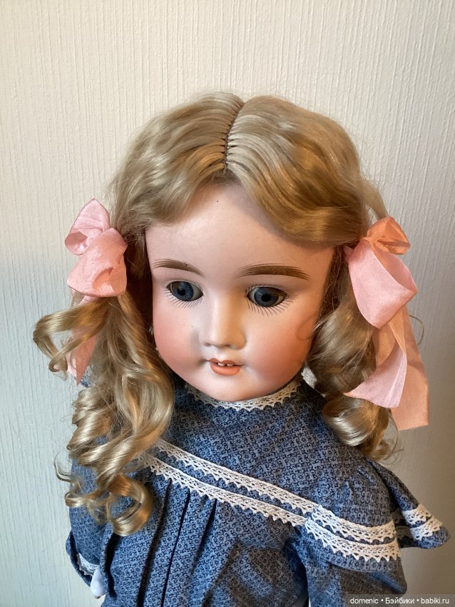 Парик для антикварной куклы или реплики (фото 3)