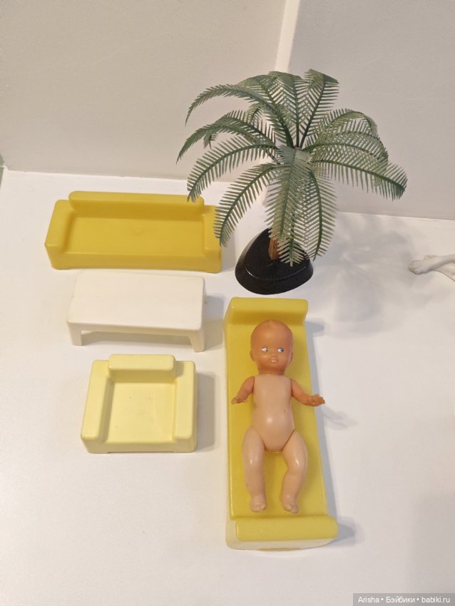 Лот пупсик с мебелью СССР (фото 4)