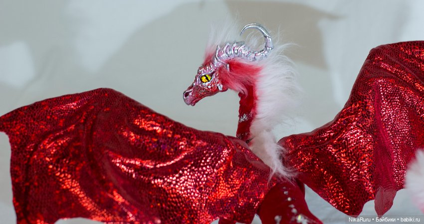 Дракон для Барби в смешанной технике, подвижный, знак зодиака Стрелец (фото 8)