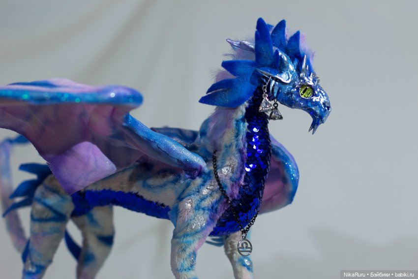 Дракон для Барби в смешанной технике, подвижный, знак зодиака Весы (фото 6)