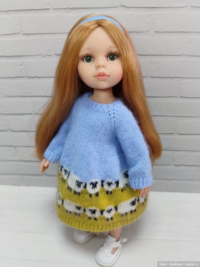 Платье Овечки для кукол Паола Рейна Paola Reina (фото 3)