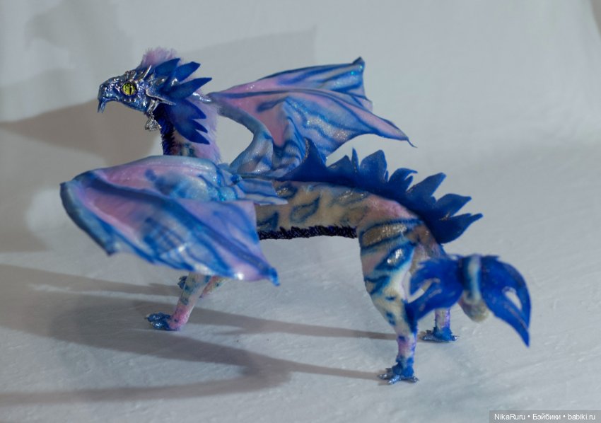 Дракон для Барби в смешанной технике, подвижный, знак зодиака Весы (фото 10)