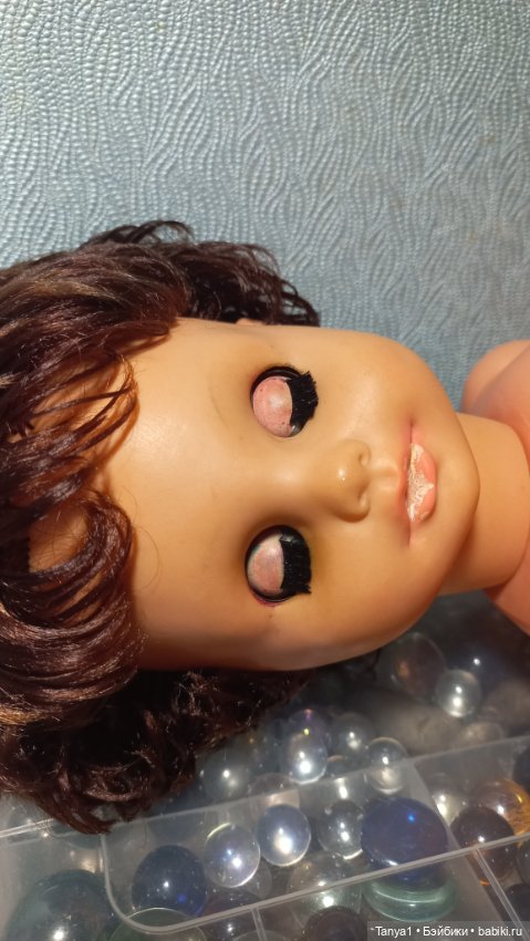 Кукла гдр Демуза с зубками в ремонт, реставрацию (фото 3)