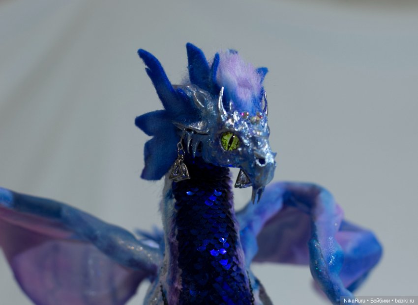 Дракон для Барби в смешанной технике, подвижный, знак зодиака Весы (фото 5)