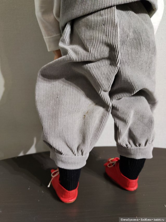 Костюм для антикварной куклы мальчика (фото 5)