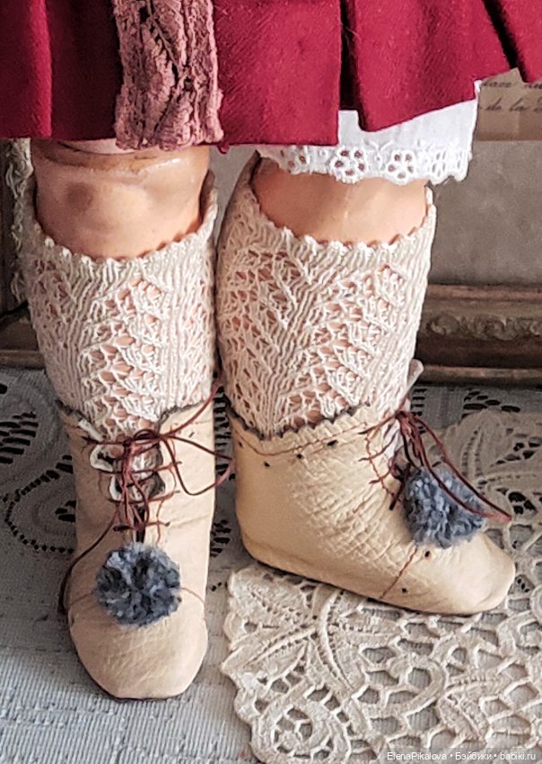 Туфли для антикварной куклы (фото 3)