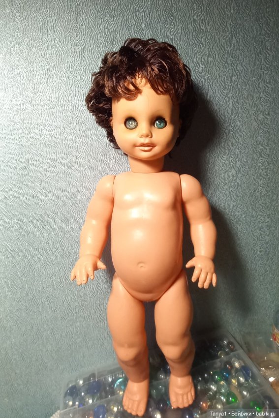 Кукла гдр Демуза с зубками в ремонт, реставрацию