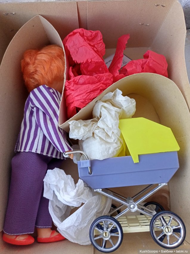 Marite (Марите), кукла с коляской