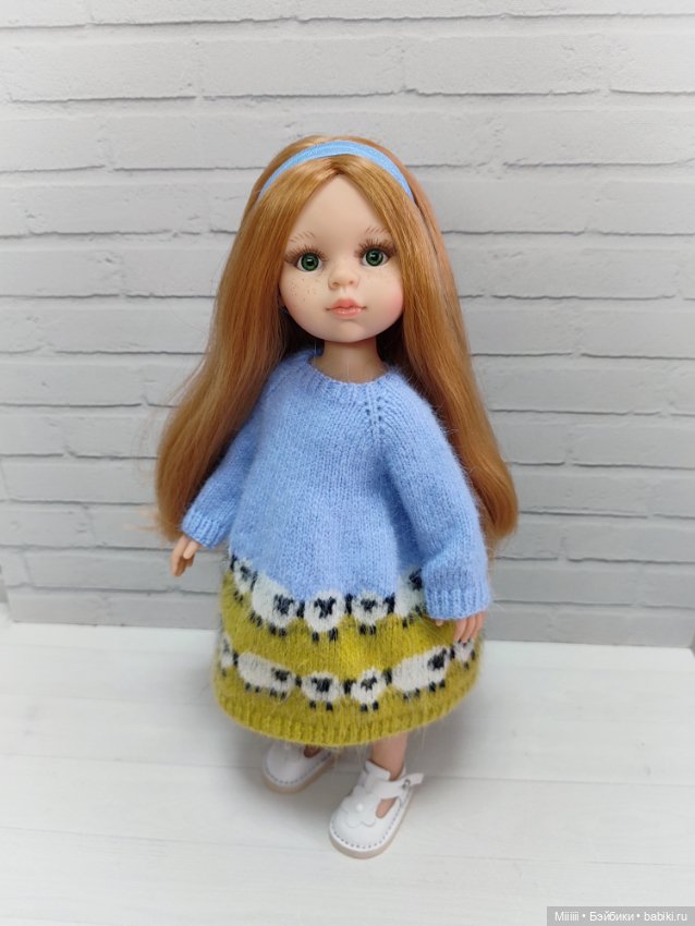 Платье Овечки для кукол Паола Рейна Paola Reina (фото 2)