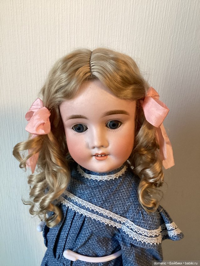 Парик для антикварной куклы или реплики (фото 7)