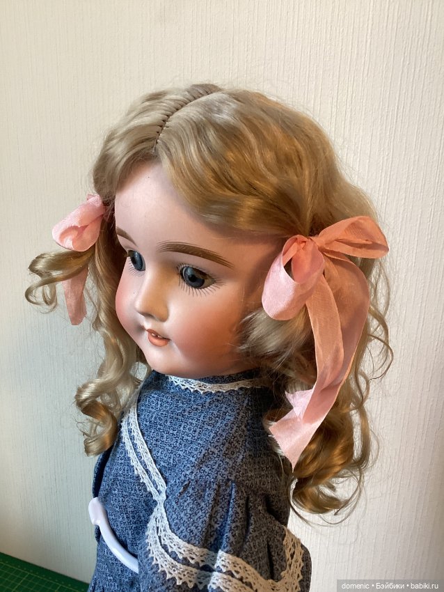 Парик для антикварной куклы или реплики (фото 4)