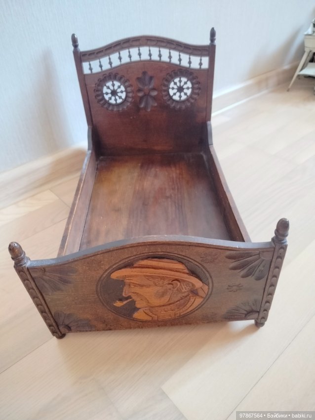 Антикварная Бретонская кровать