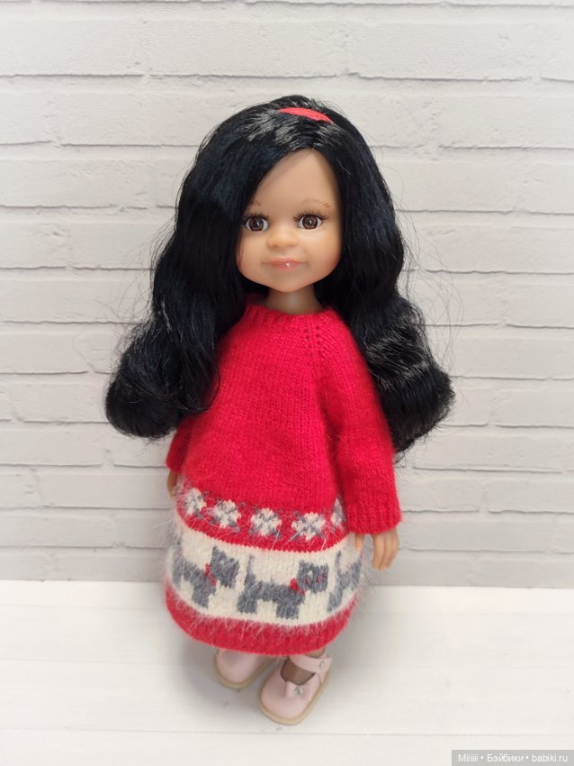 Платье Собачки для кукол Паола Рейна Paola Reina (фото 4)