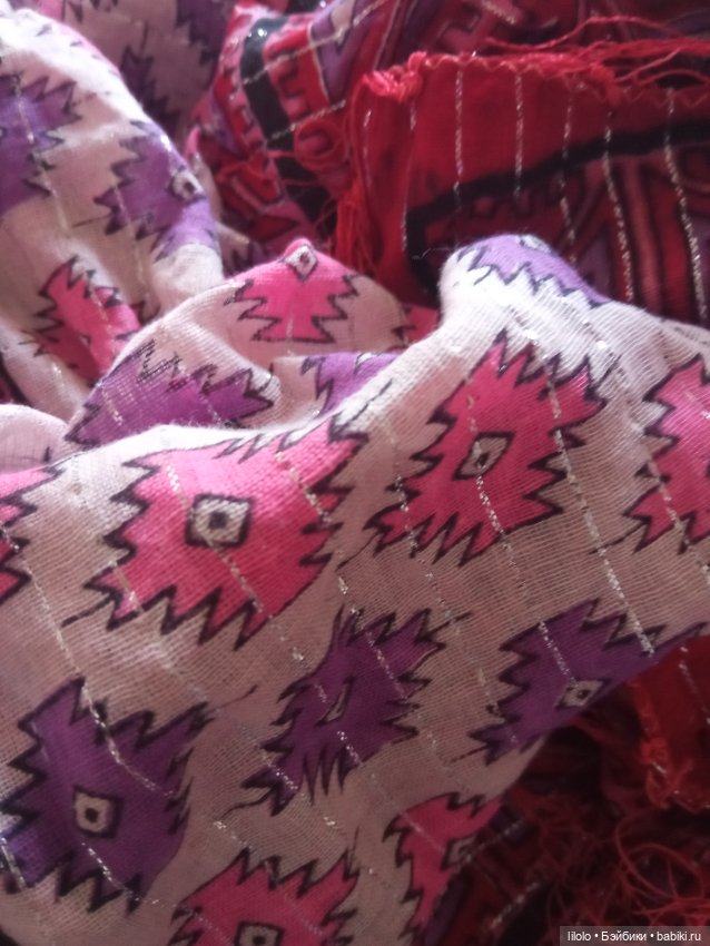 Шикарный платок для кукольного рукоделия (фото 3)