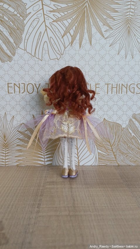 ООАК кукла Figma 1:12 Фиалка (фото 2)