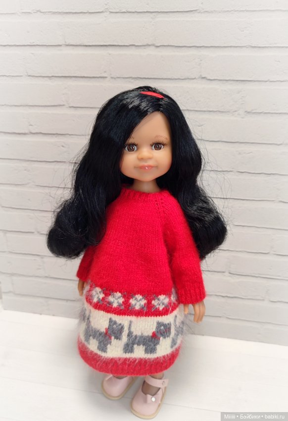 Платье Собачки для кукол Паола Рейна Paola Reina (фото 3)