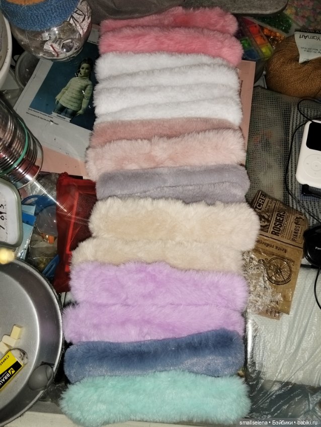 Меховые боа с застежкой (разные расцветки) (фото 10)