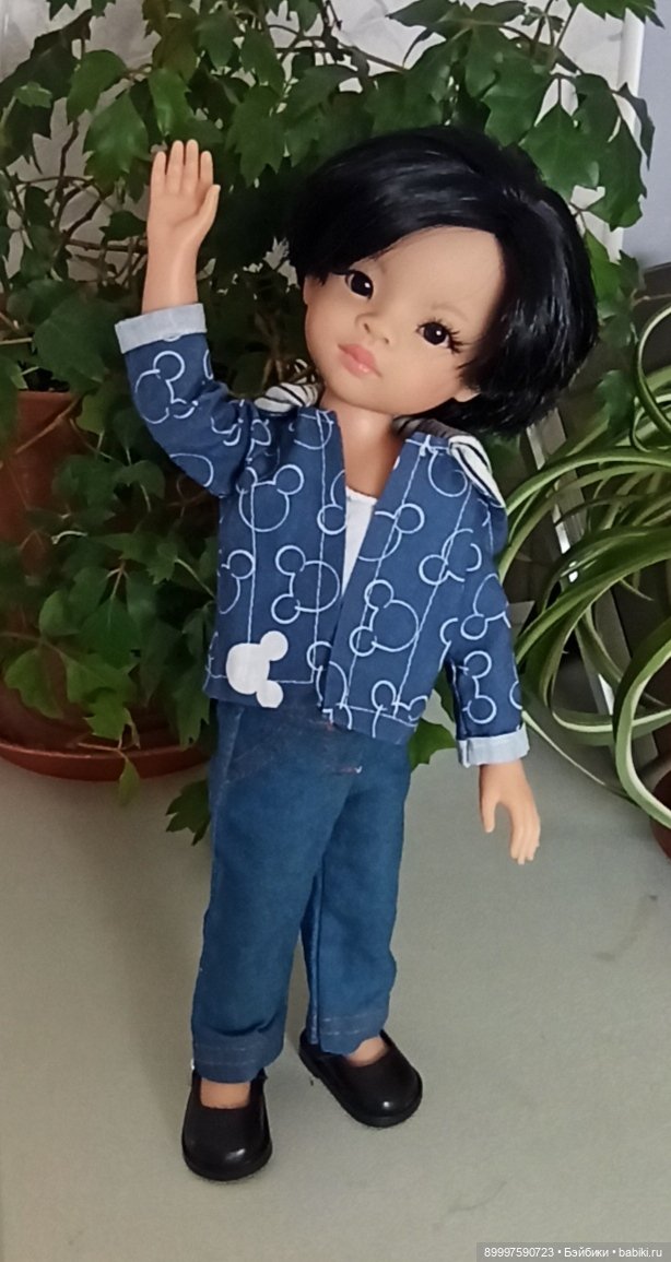 Испанский красавчик Лео на шарнирном фабричном теле с наклонной головой (фото 6)