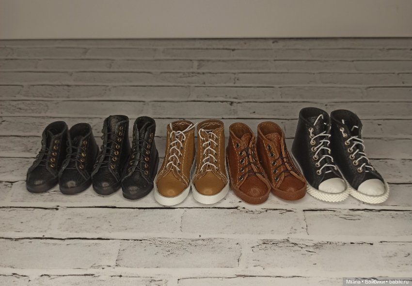 Кеды из натуральной кожи — Обувь для BJD