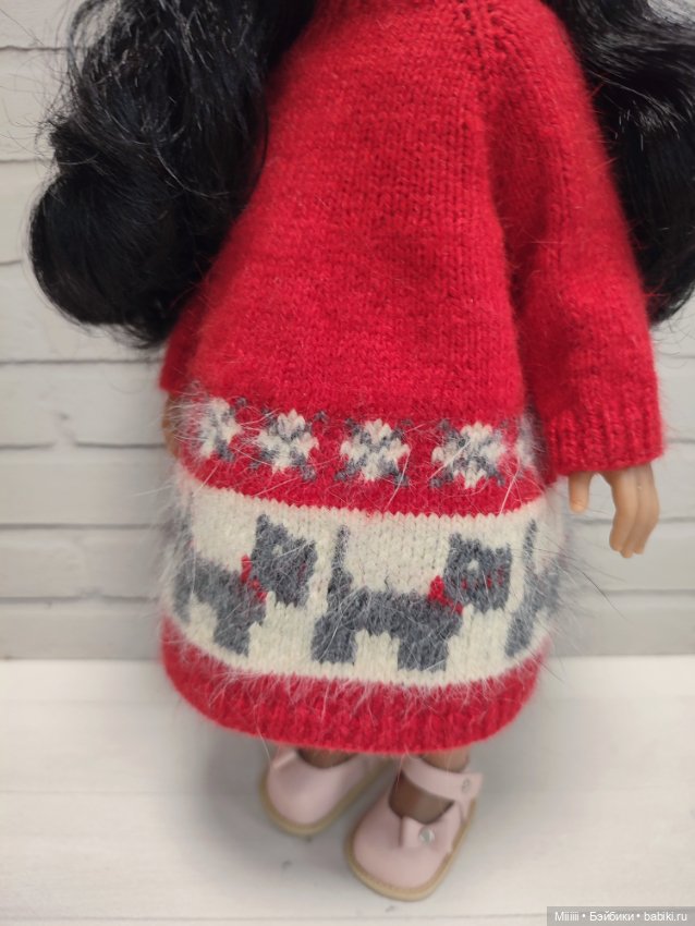 Платье Собачки для кукол Паола Рейна Paola Reina (фото 5)