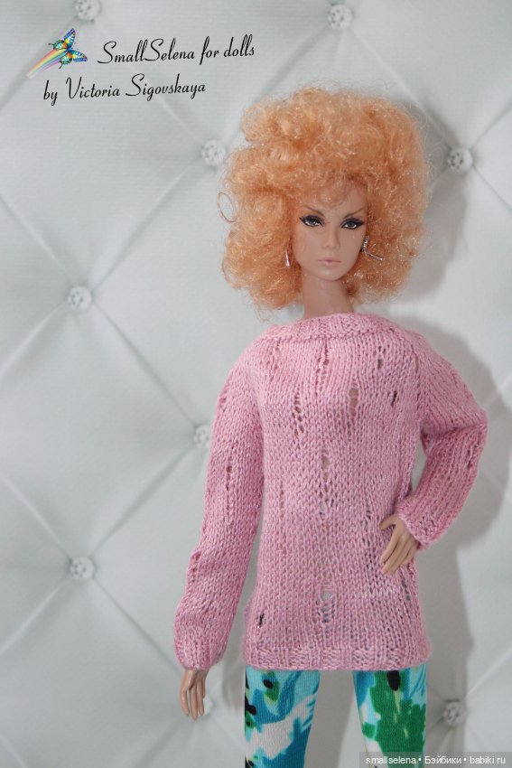 Свитер рвань для кукол 1/6 интегрити тойс fashion royalty (фото 2)