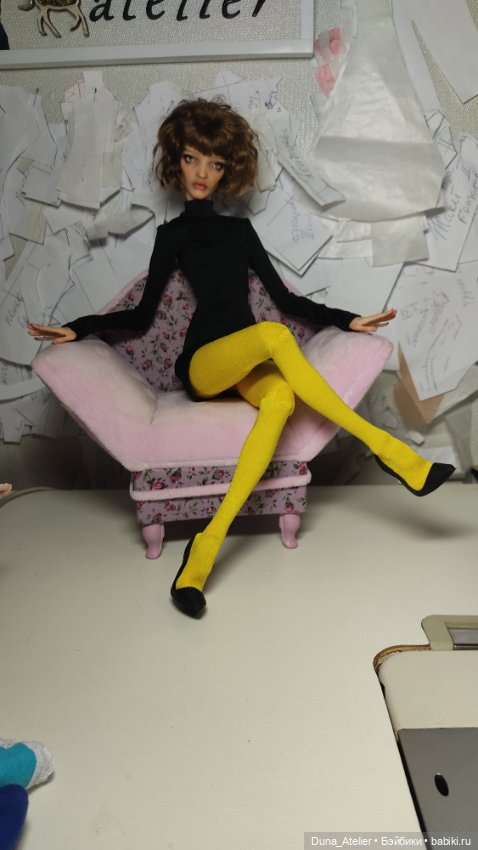Комплект колготок 🌈 — Одежда для BJD (фото 4)
