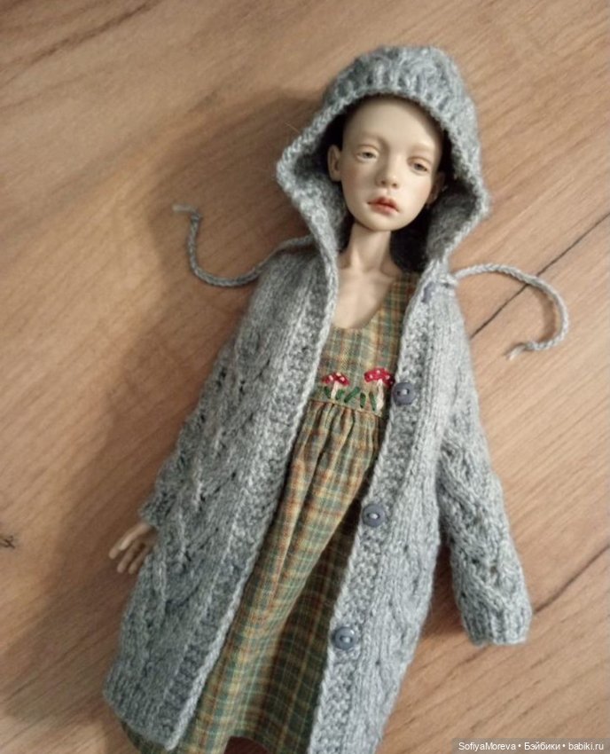 Кардиган на 1/6 — Одежда для BJD (фото 3)