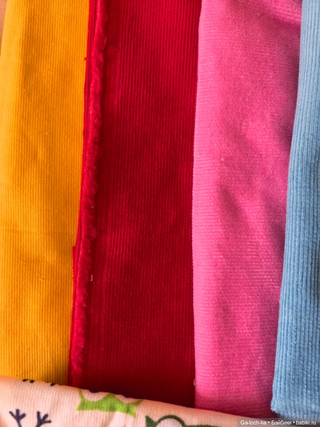 Набор хлопкового вельвета (фото 3)