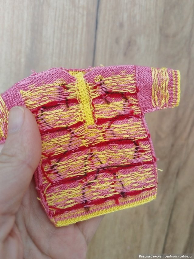 Вязаное поло на тело Обитсу22 (фото 7)