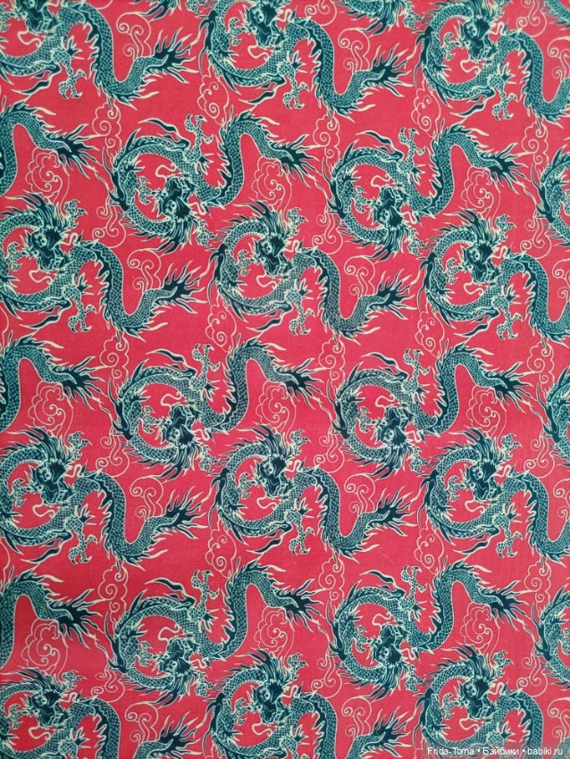 Ткань поплин печатный джинса Япония цветочки