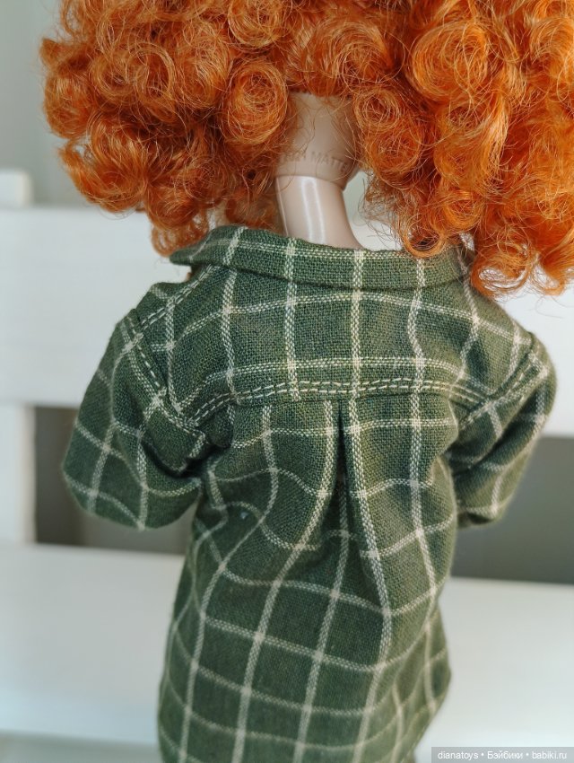 Комплект цвета хаки - одежда для кукол Барби и аналогичных (фото 5)