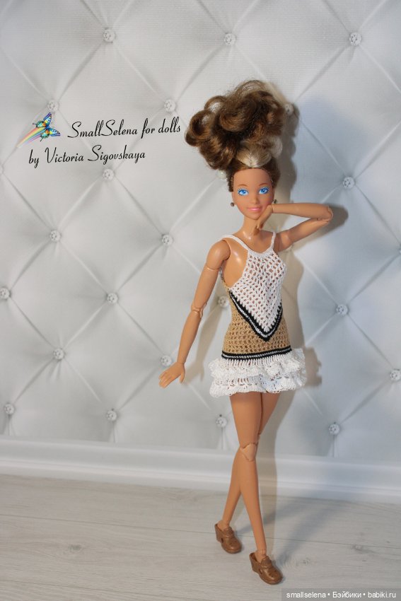 Вязаное платье для стройной мтм (фото 3)