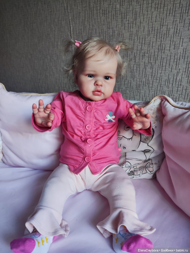 Кукла реборн из оригинального молда Ellie скульптора Ирины Капланской (фото 4)
