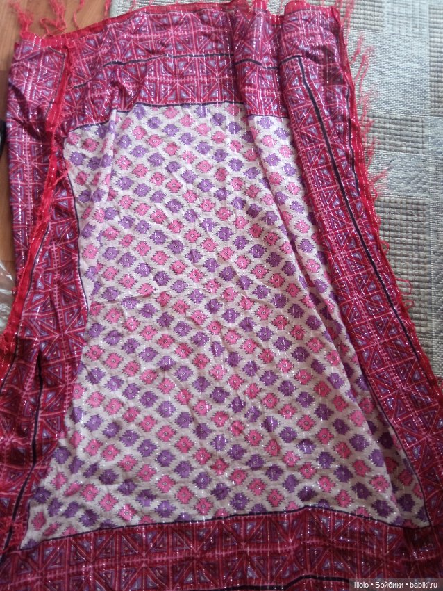 Шикарный платок для кукольного рукоделия (фото 2)