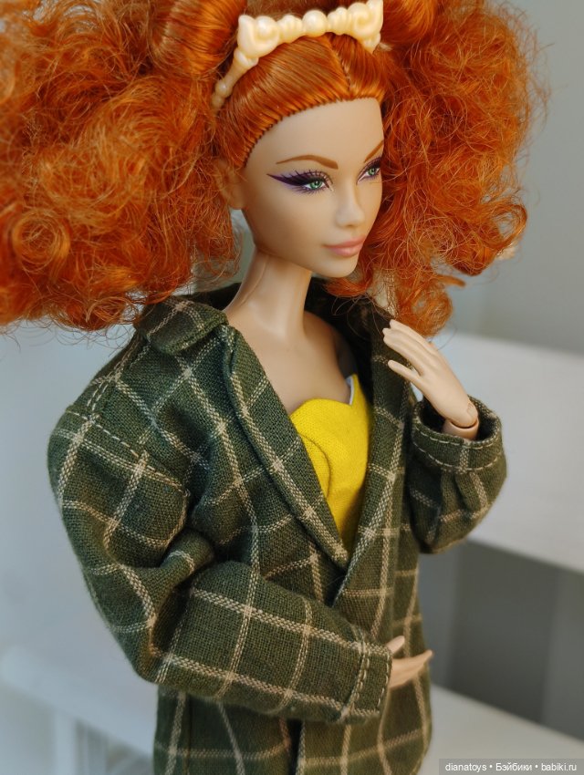 Комплект цвета хаки - одежда для кукол Барби и аналогичных (фото 2)