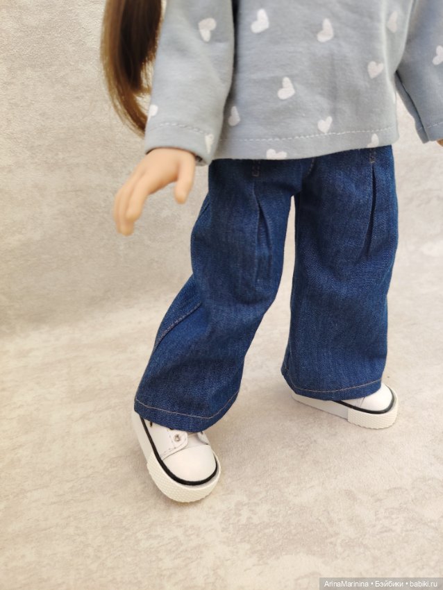 Комплект джинсы и лонгслив для Готц 36 см (фото 4)