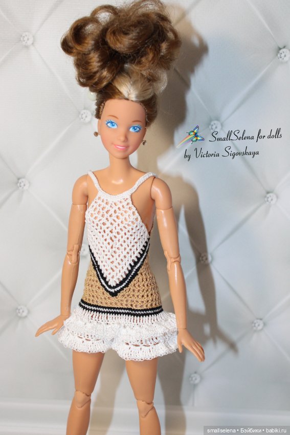 Вязаное платье для стройной мтм (фото 2)