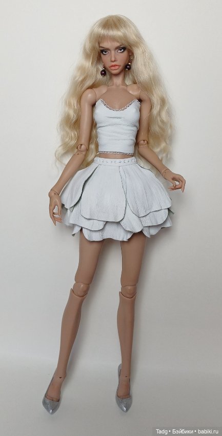 Платье из кожи Цветок — Одежда для BJD