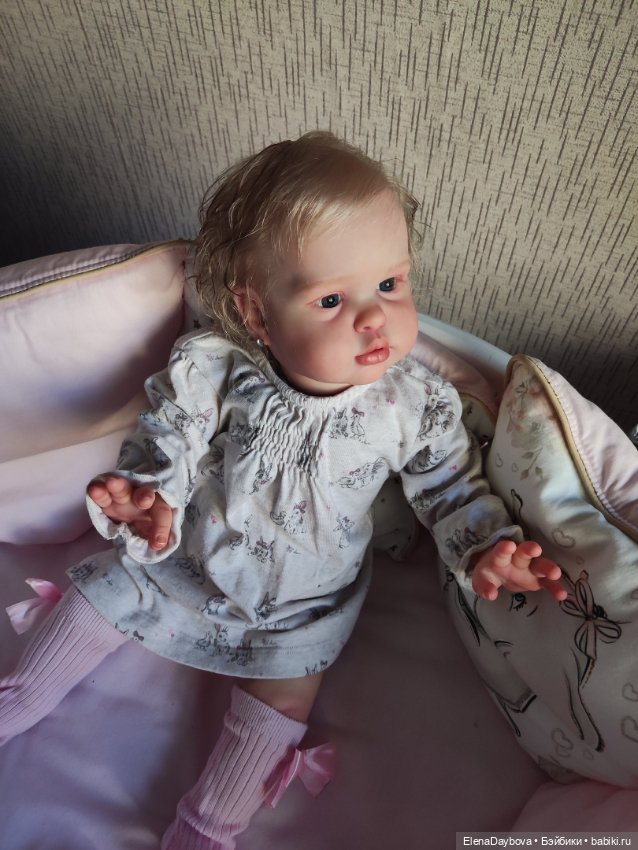 Кукла реборн из оригинального молда Ellie скульптора Ирины Капланской (фото 2)