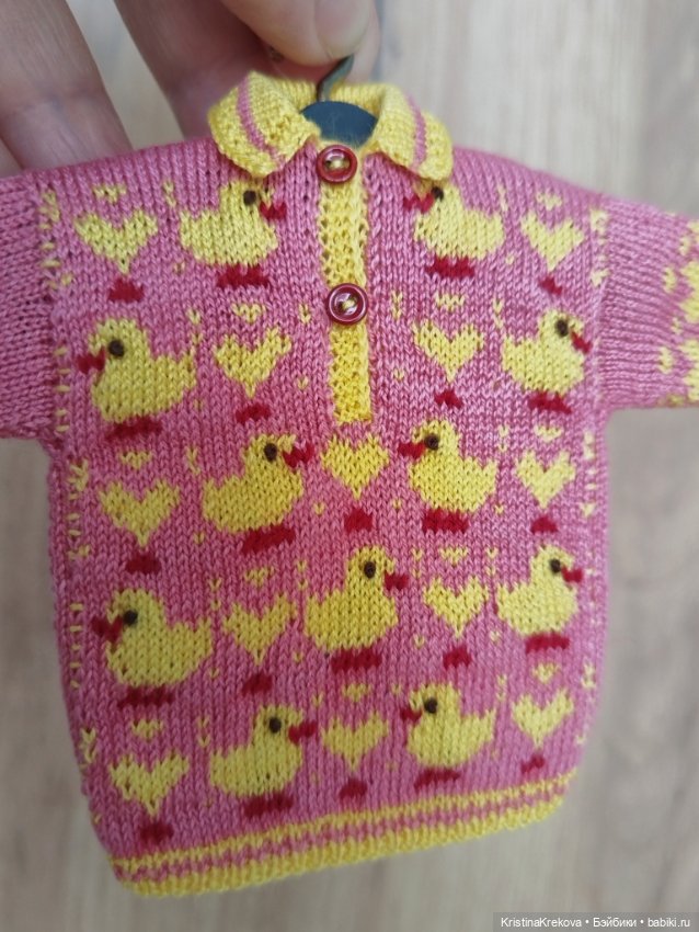 Вязаное поло на тело Обитсу22 (фото 2)