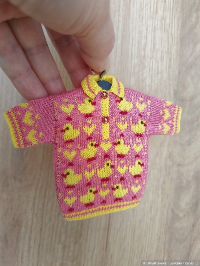 Вязаное поло на тело Обитсу22