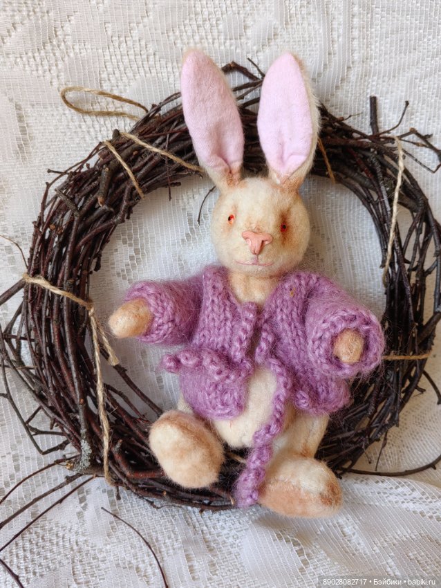 Зайка — Авторские игрушки (фото 4)