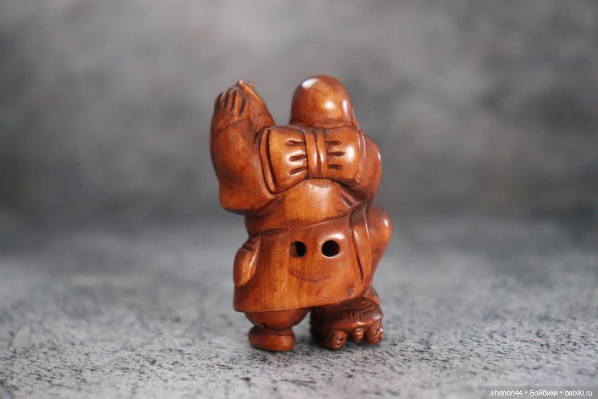 Нэцкэ "Дайкоку с карпом и черепахой" (фото 2)