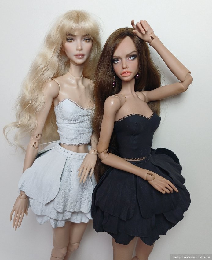 Платье из кожи Цветок — Одежда для BJD (фото 3)